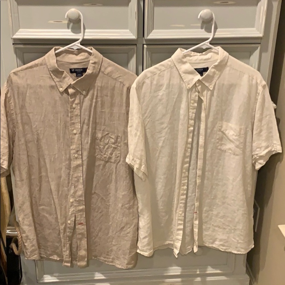 Daniel Cremieux linen shirts